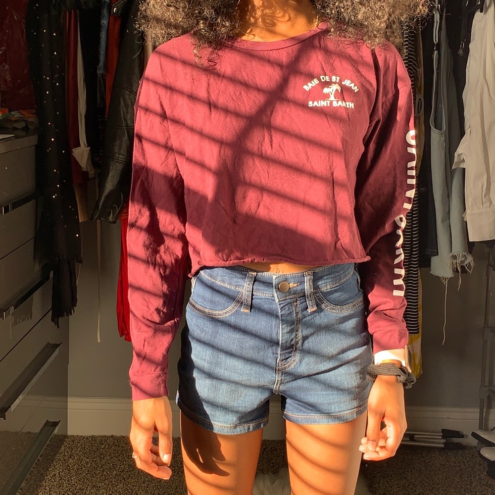 Saint Berth Crop Long Sleeve Tee